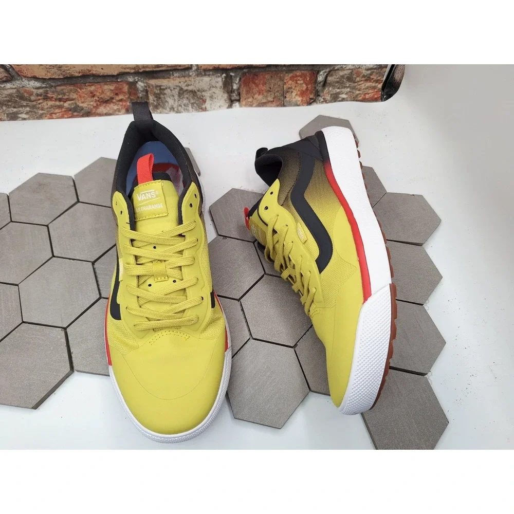 Men Sz 8 Vans UltraRange EXO MTE Sulphur Yellow Red Bruce Lee Rare White Black
